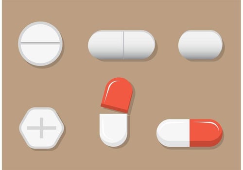 Free Vector White Pills Vectors 