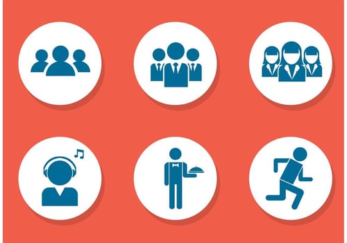 Free Stick Figure Icon vector