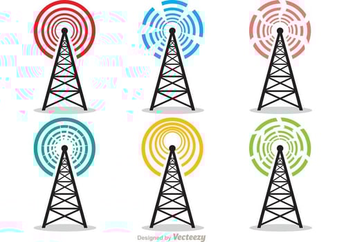 Cell Tower Vector Pack 