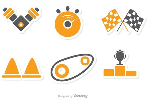 Racing Icon Vector Pack 1