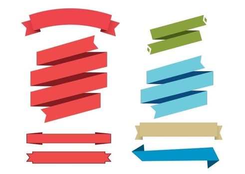 Vector Ribbon Set