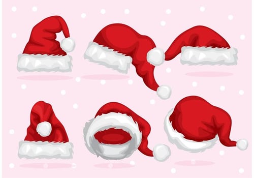 Santa Cap Vectors