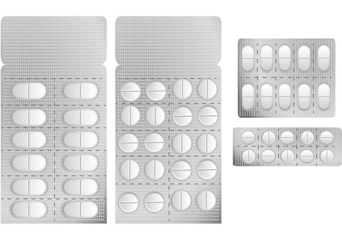 White Pills Vectors 