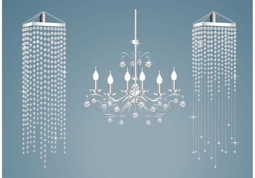 Crystal Chandelier Vectors