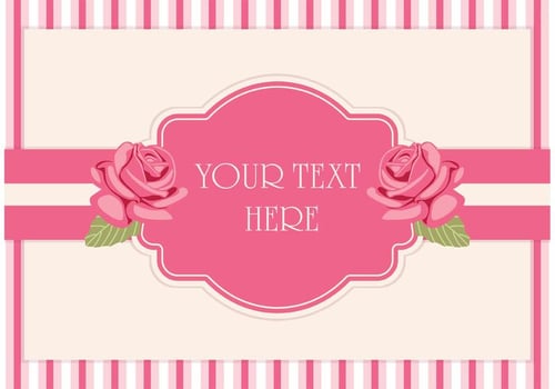 Shabby Chic Style Background vector