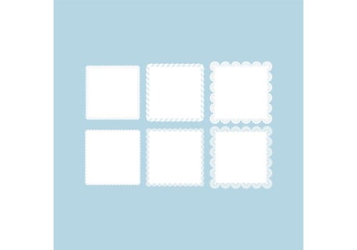 Square Doily Vectors 