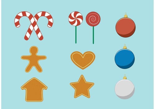 Vector Christmas Accessories