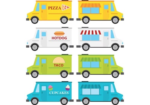 Food Truck Vectors