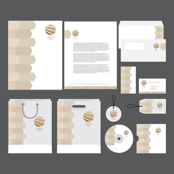 Modern Company Profile Template vector