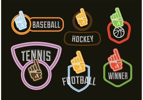 Foam Finger Vectors