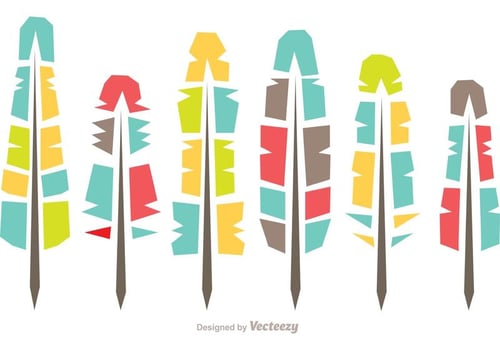 Abstract Feather Icons Vector Pack