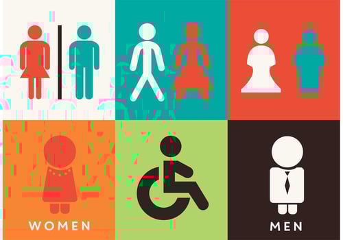 Toilet Sign Vectors