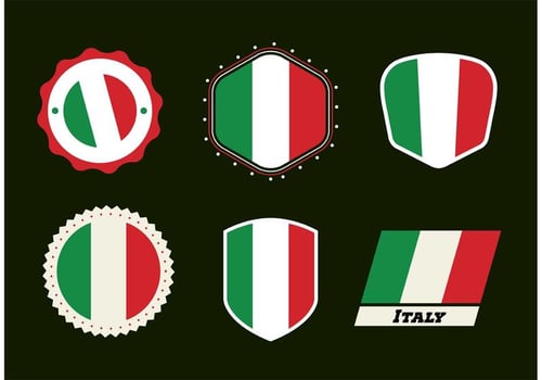 Italian Badge Vectors 