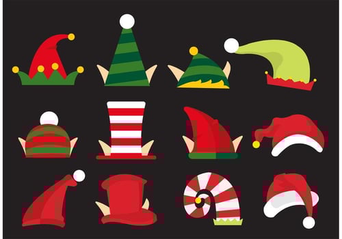 Elves Hat Vectors
