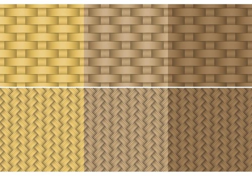 Old Basket Textures vector