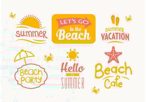 Vector Summer Badges