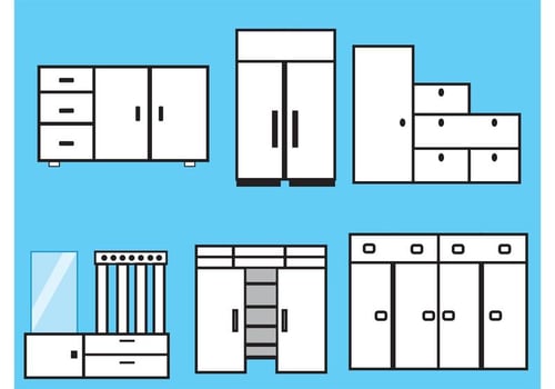Furniture and Closet Vectors