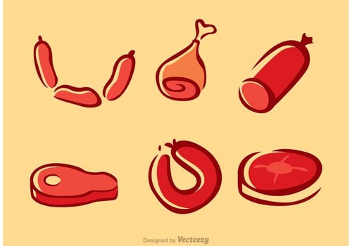 Meats Vectors Pack