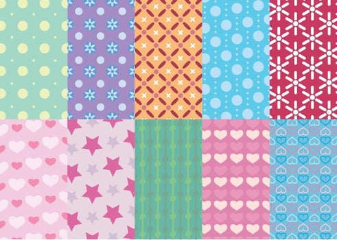 Chic Patterns vector