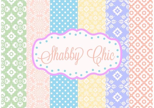 Shabby Chic Patterns vector