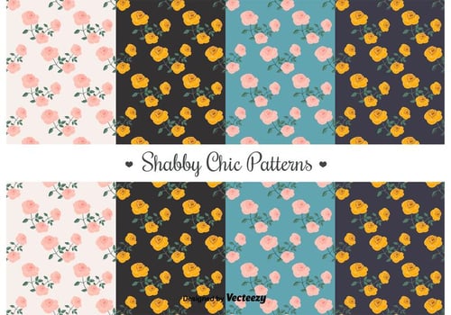 Free Shabby Chic Patterns  vector