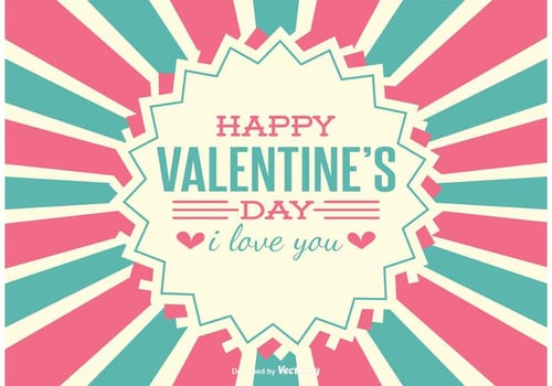 Valentine's Day Background vector