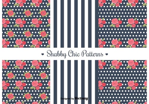 Free Shabby Chic Patterns vector