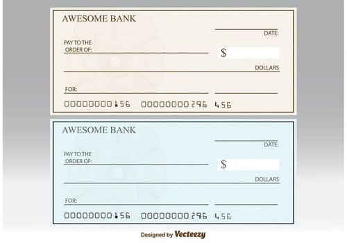 Blank Check Vectors