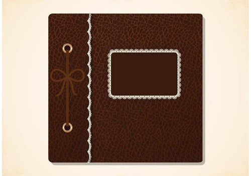Free Vector Old Photo Album Cover