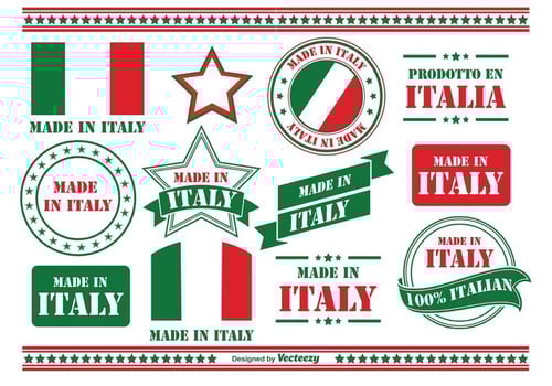 Made in Italy Labels vector