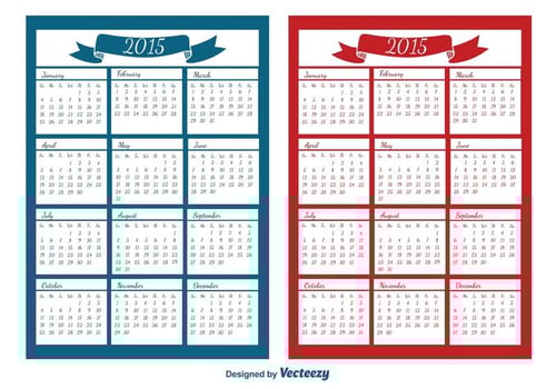 2015 Calendar vector