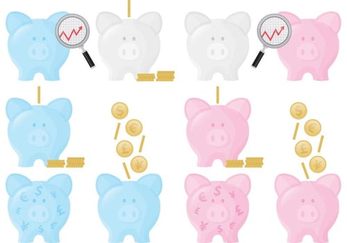 Piggy Bank Vectors 
