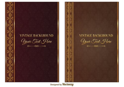 Vintage Book Covers vector