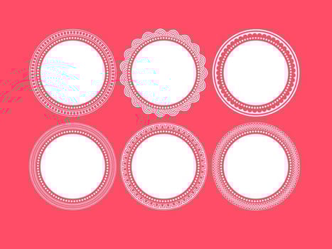 Decorative Round Frames vector