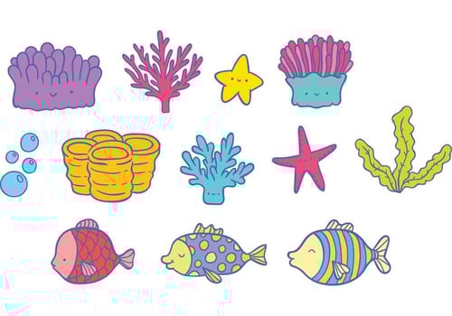 Coral Reef Fish Vector