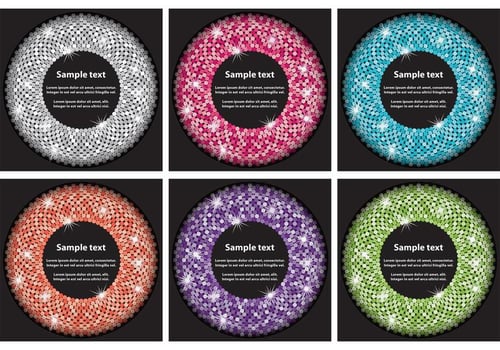 Glitter Disco Backgrounds vector