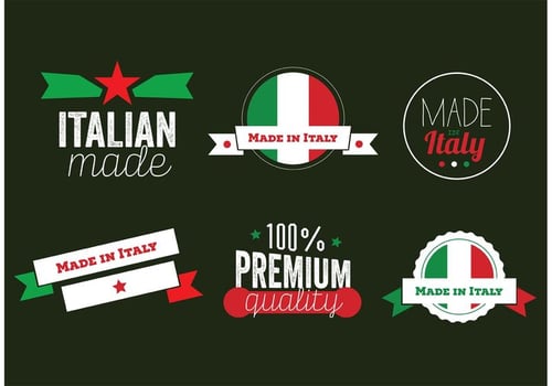 Italian Badge Vectors