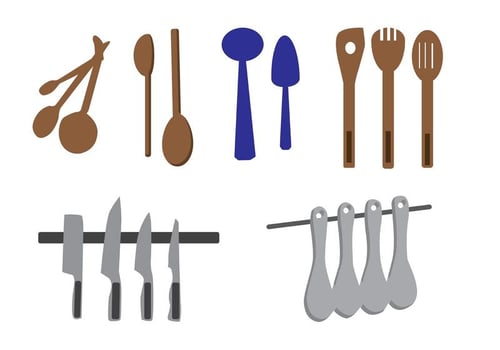 Vector Kitchen Utensils 