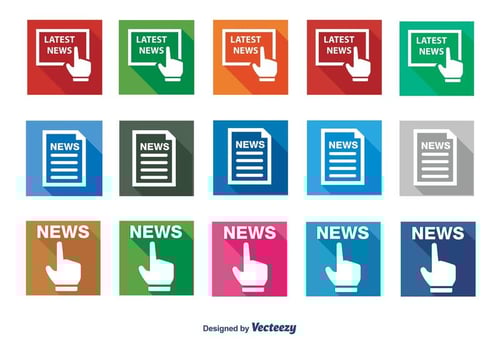 News Icon Set vector