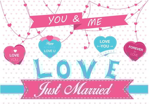 Just Married Vector