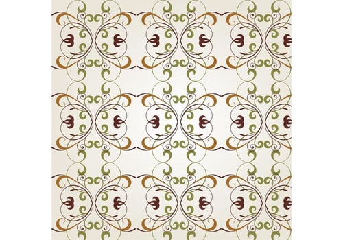 Seamless Swirly Background Vector