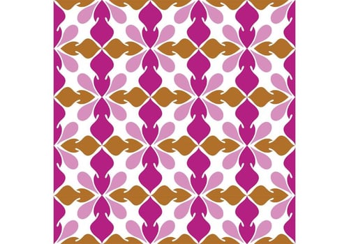 Seamless Pink Floral Background Vector
