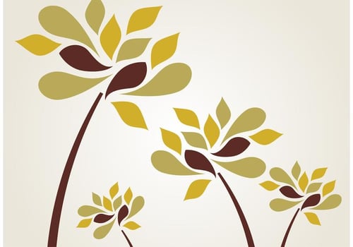 Stylized Flower Vectors 