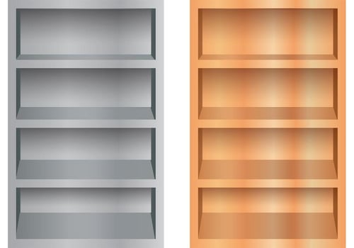 3D Shelves Vectors 