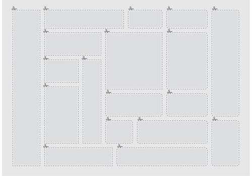 Scissors Coupon Vector Shapes