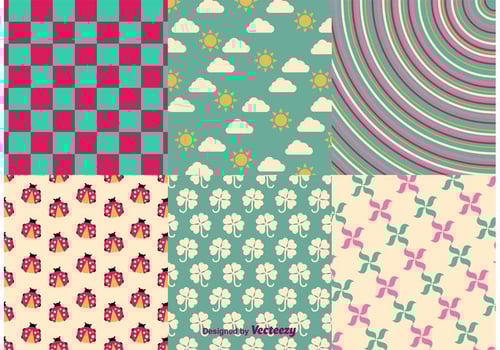 Spring and Summer Vector Patterns