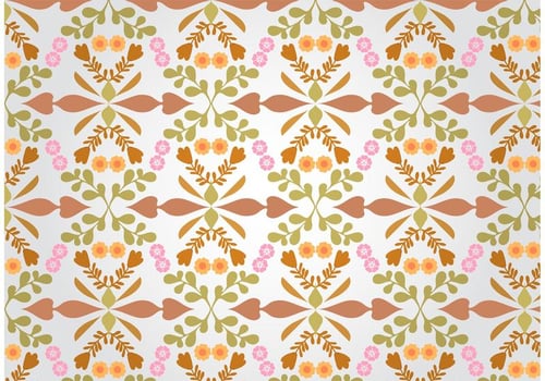 Seamless Floral Pattern Vector