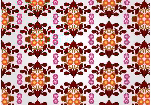 Seamless Floral Pattern Vector