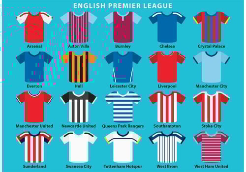 English Sport Jersey Vectors