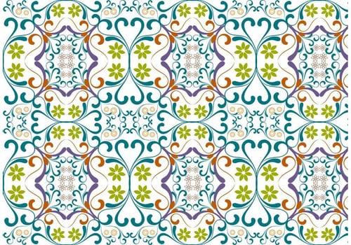 Vector Floral Pattern Vackground